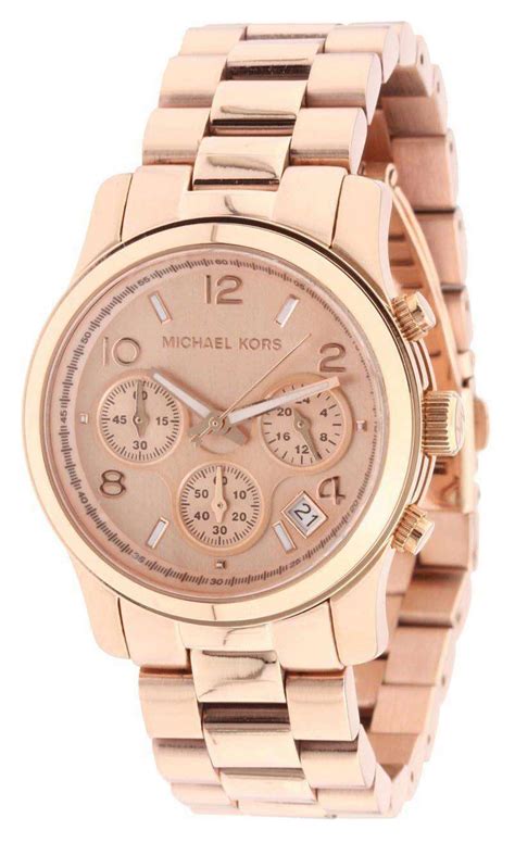 michael kors fossil gold|Michael Kors rose gold watch.